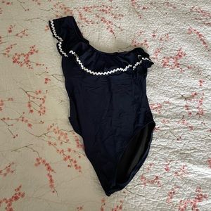 J. Crew one shoulder swim suit